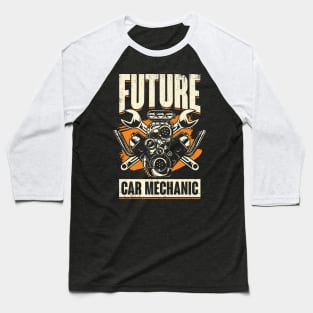 Future Car Mechanic Baseball T-Shirt